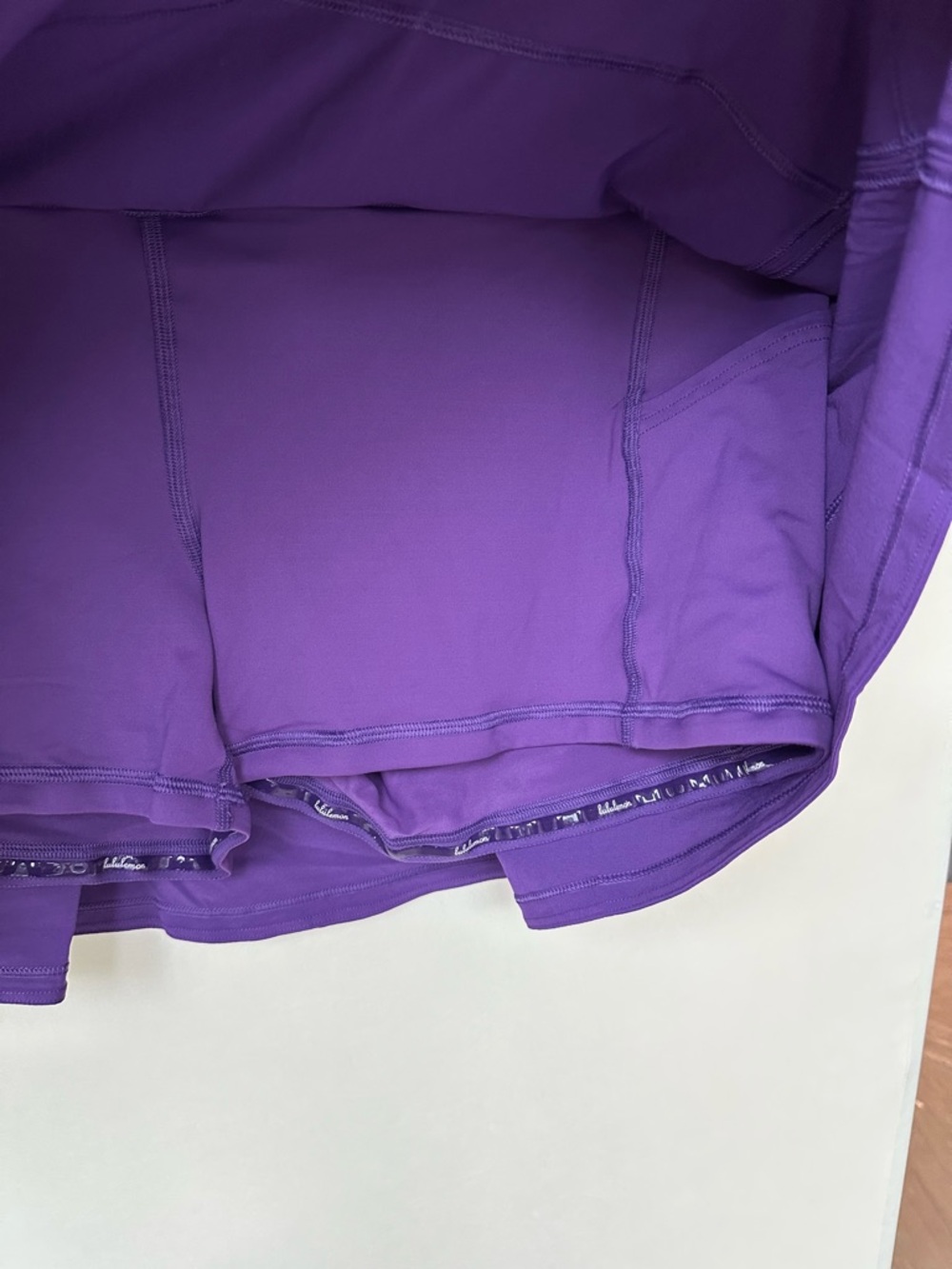NEW Lululemon Pace Rival Tiered Skirt in Atomic Purple, size 14 - Picture 3 of 5